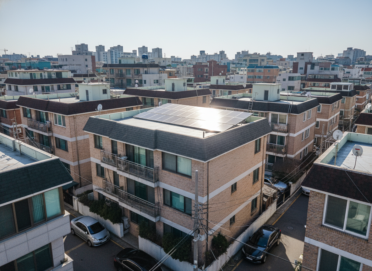 빌라 옥상 설치 사례